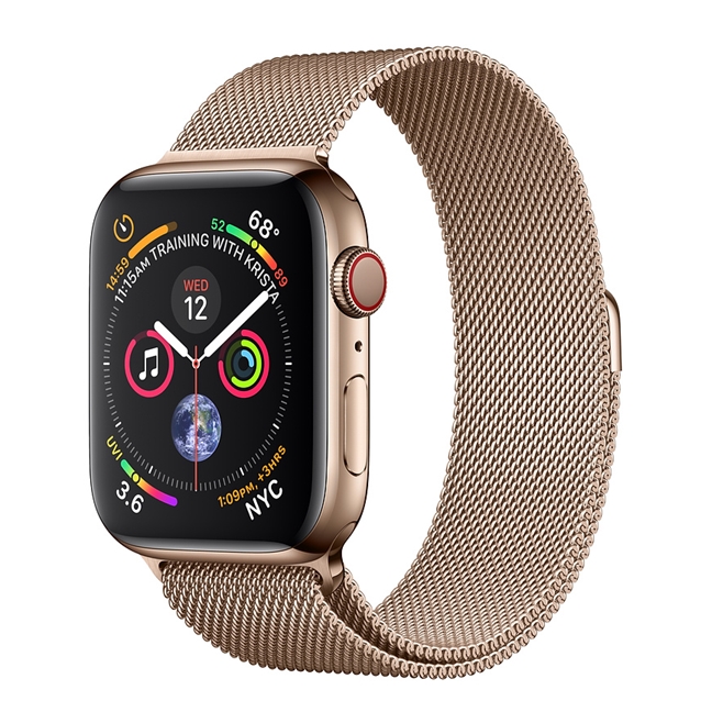 اپل واچ 4 میلانز لوپ گلد 44mm 