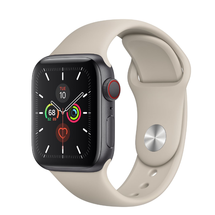 اپل واچ 5 سلولار آلومینیومی مشکی اسپورت بند 40mm